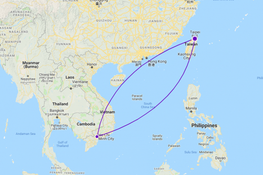 Flight to vietnam from taiwan